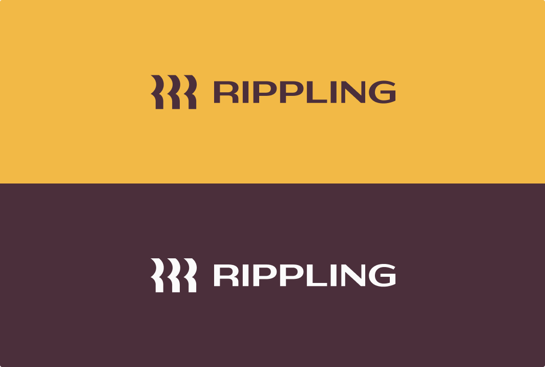 Rippling logos