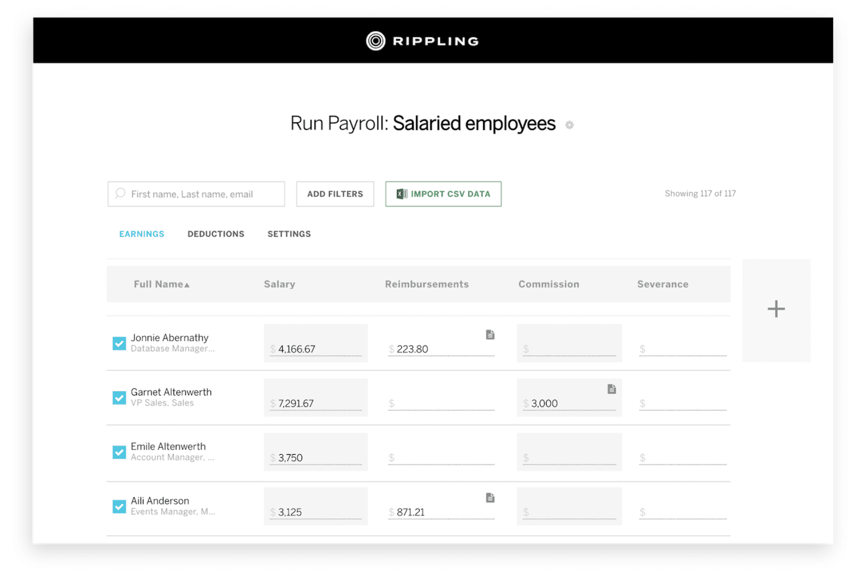 Run Payroll: Salaried employees
