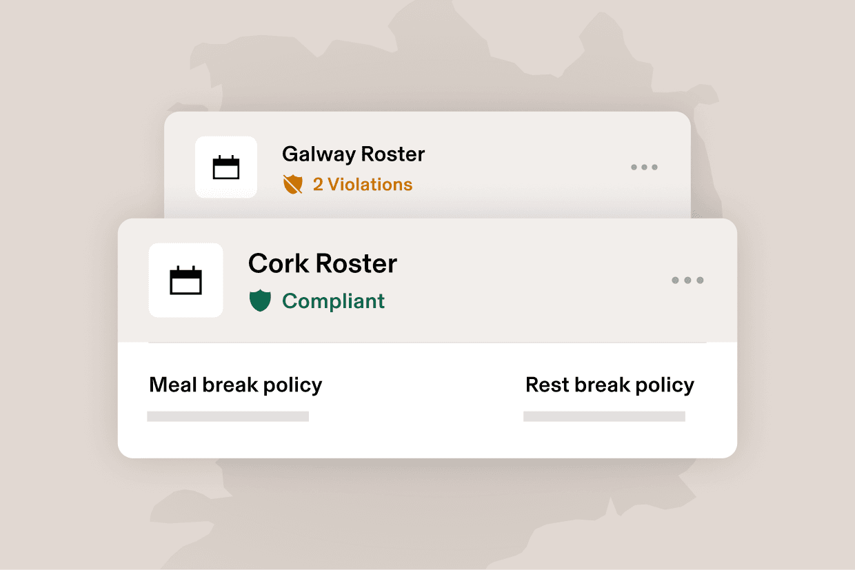 3:2 - Compliance, Meal Break Policy with map