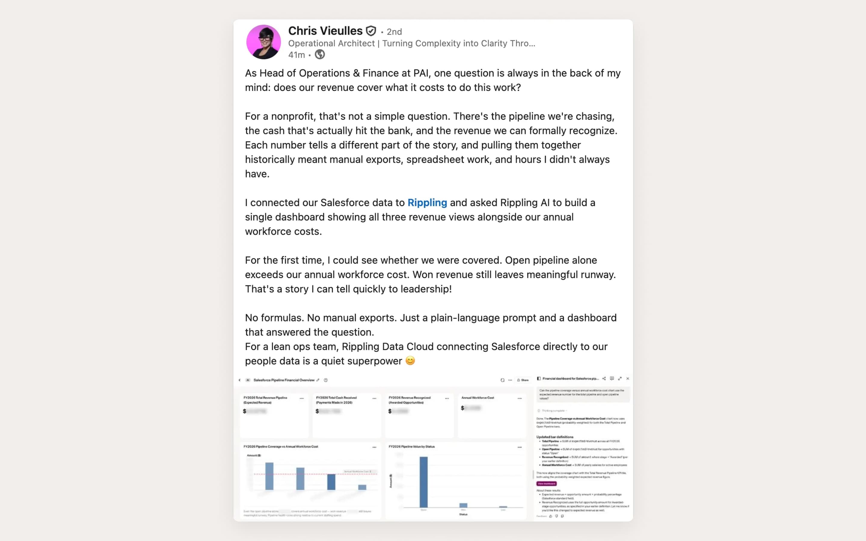 Data Cloud - Chris Vieulles LinkedIn