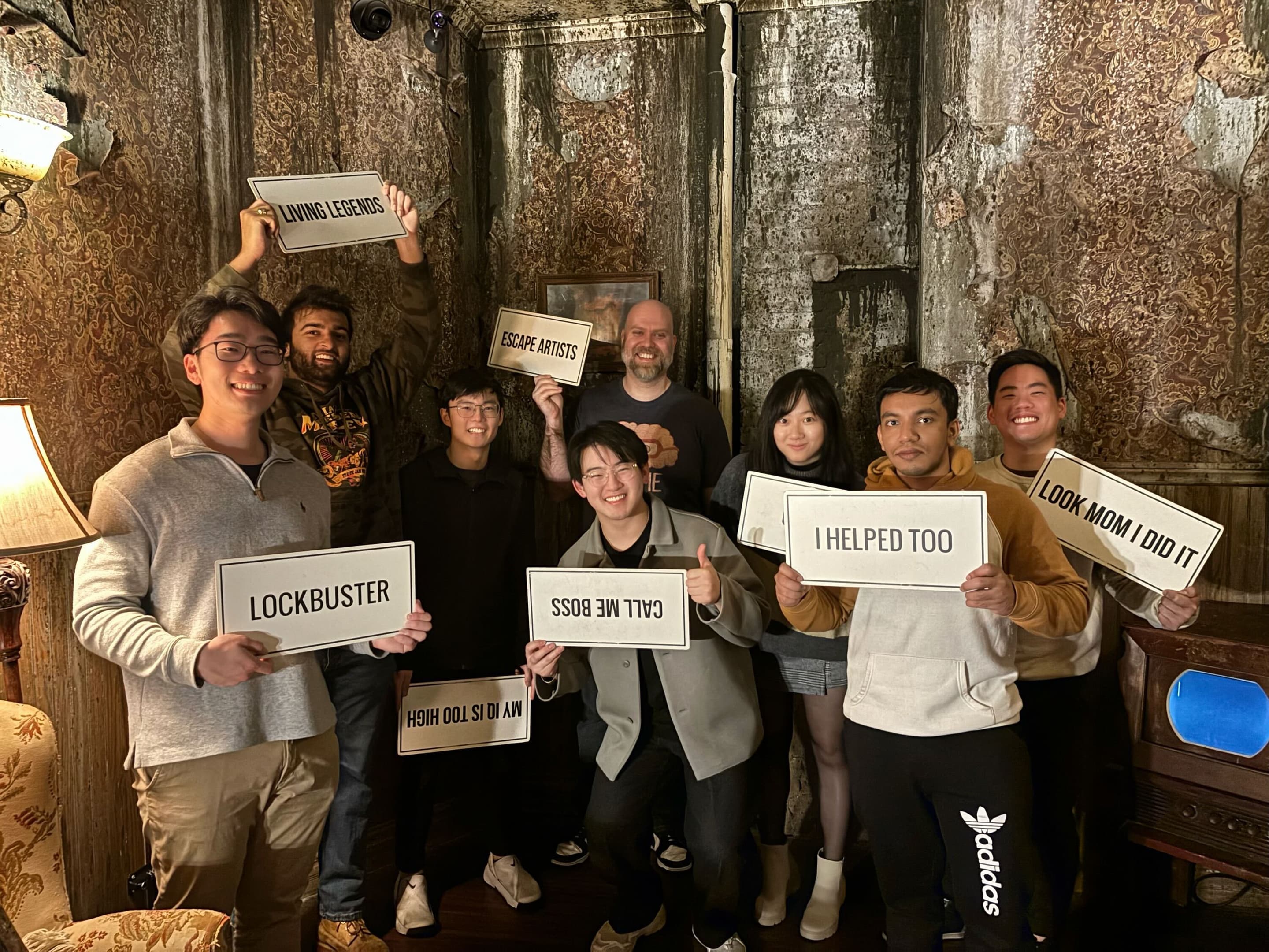 Group photo of Rebecca Wang.