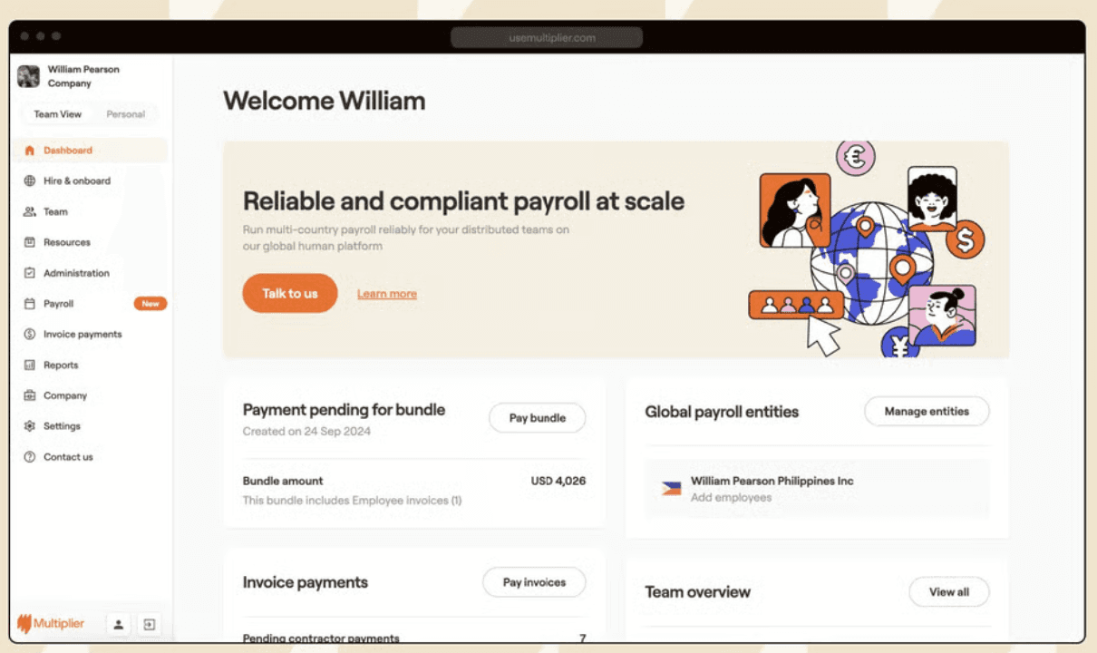 Multiplier Global Payroll