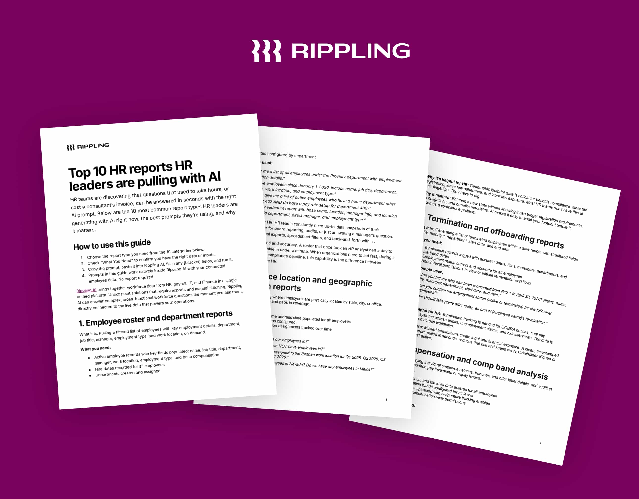 Top 10 HR AI Reports Cover Image