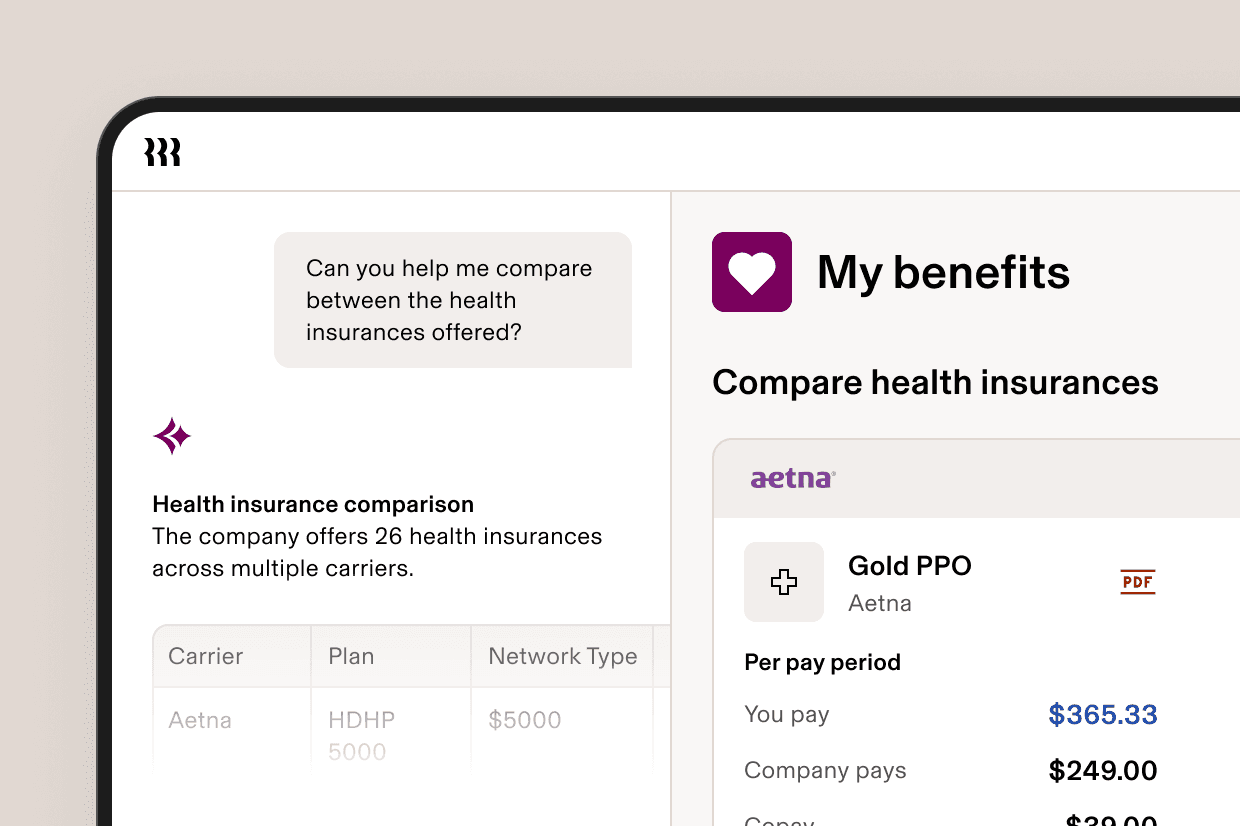 Benefits AI Hero - Compare Plans enAU