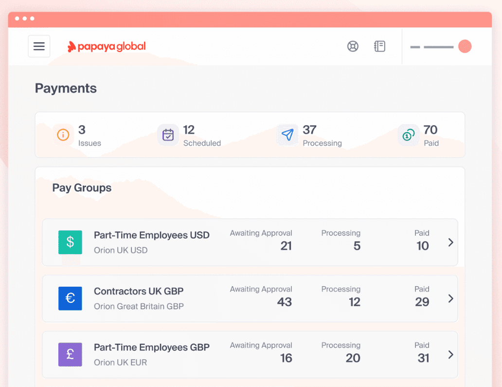 Papaya Global Payroll