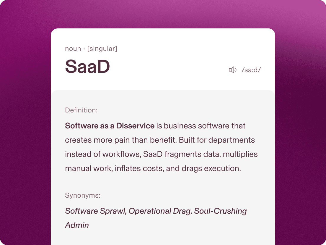 SaaD Definition