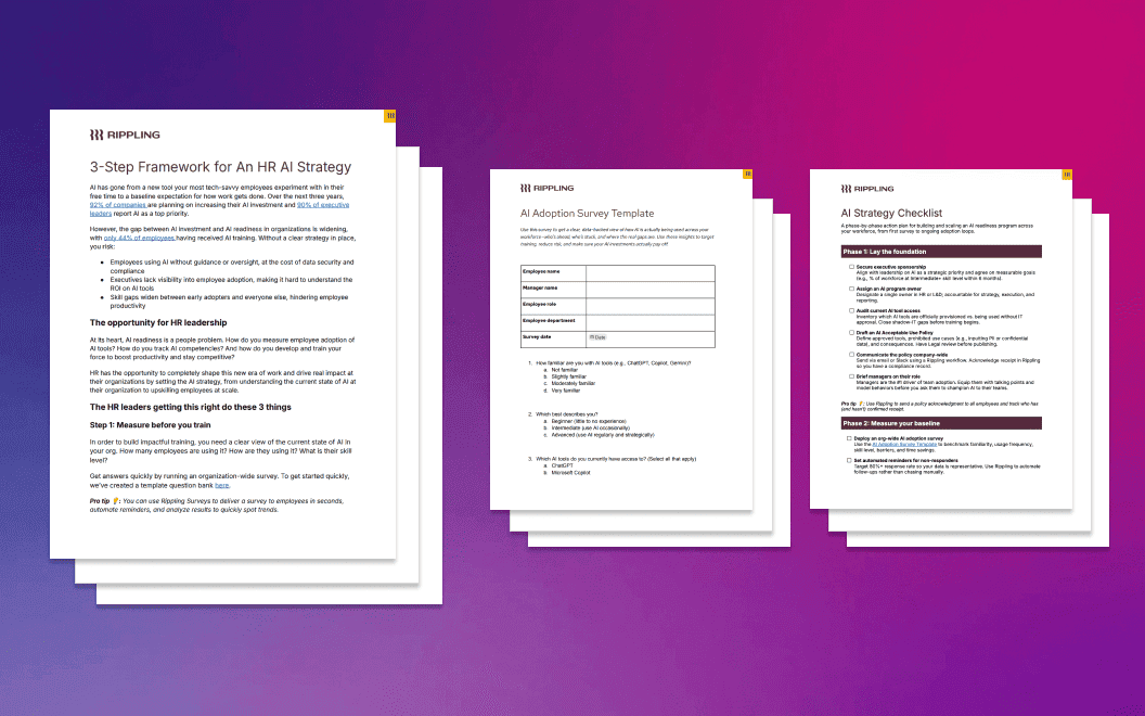 Picture | HR Strategy Kit: Build & Scale an AI Readiness Program