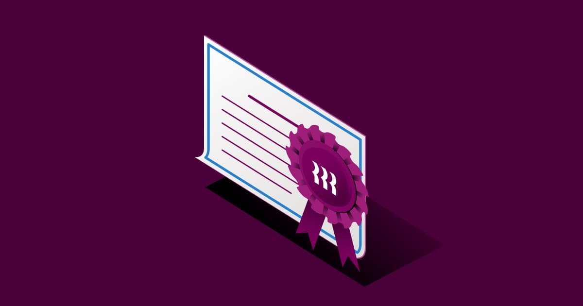 Illustration graphique d'un document officiel avec un ruban